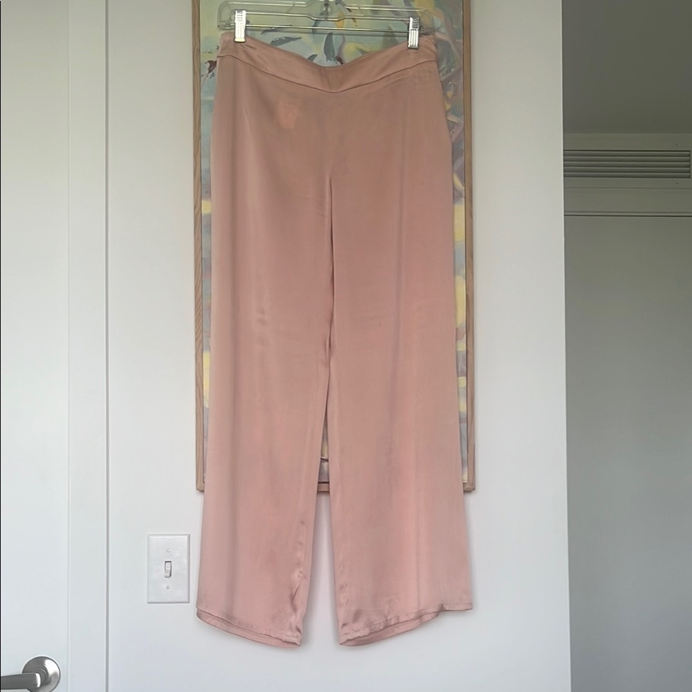 Missoni silk dust pink capris pants size 42